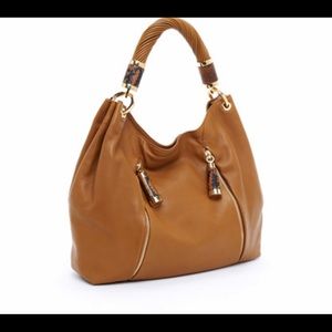 Michael Kors skorpion large leather shoulder bag